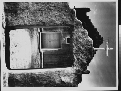 Church, Taos Pueblo, New Mexico, 1942, Taos Pueblo, Nm by Ansel Adams Pricing Limited Edition Print image