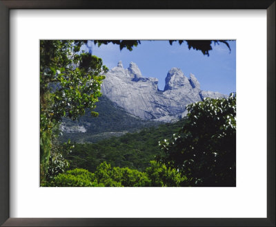 Mount Kinabalu, Sabah, Island Of Borneo, Malaysia, Asia by David Poole Pricing Limited Edition Print image