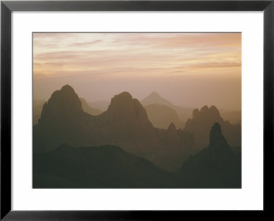 Sahara Desert, Hoggar Mountains, Sunrise Over Assekrem, Algeria, North Africa by David Poole Pricing Limited Edition Print image