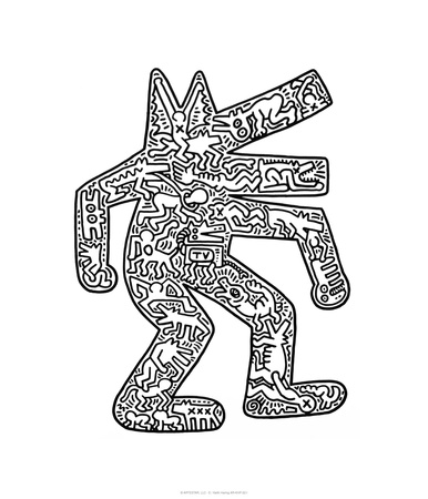 Dog, 1985 by Keith Haring Pricing Limited Edition Print image