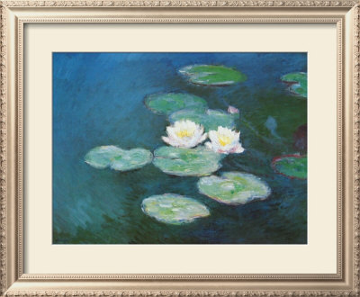 Nympheas In The Evening by Claude Monet Pricing Limited Edition Print image