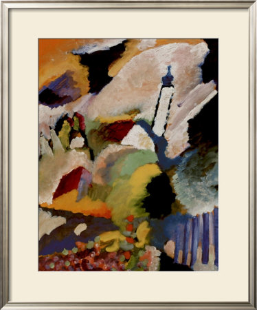 Kirche In Murnau, 1910 by Wassily Kandinsky Pricing Limited Edition Print image