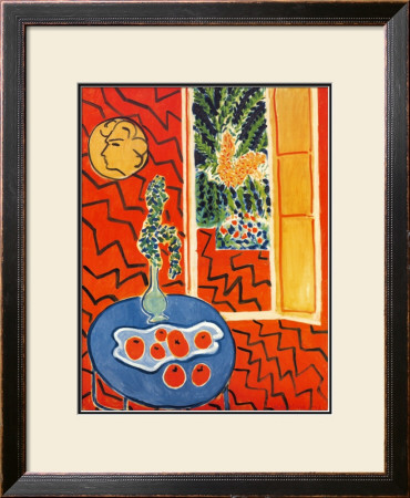 Red Interior, Still Life On Blue Table, C.1947 by Henri Matisse Pricing Limited Edition Print image