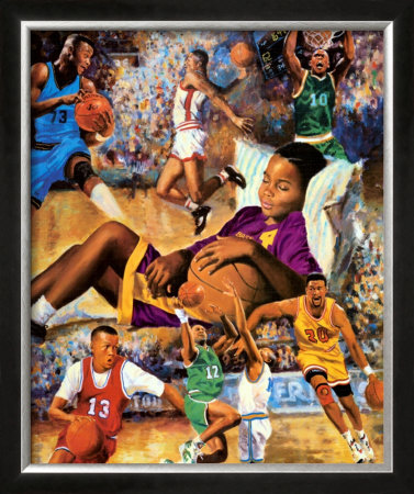 Dreaming Big (Basketball) by Clement Micarelli Pricing Limited Edition Print image