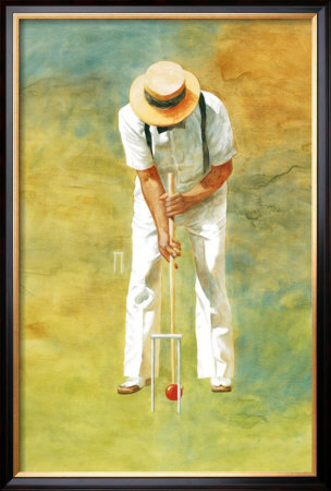 Croquet Sportsman by Barbara Shipman Pricing Limited Edition Print image