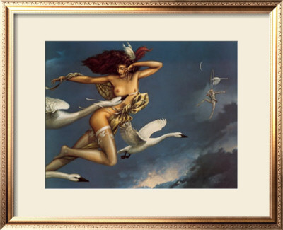 Night Flight by Michael Parkes Pricing Limited Edition Print image