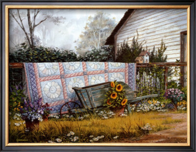 The Old Quilt by Michael Humphries Pricing Limited Edition Print image