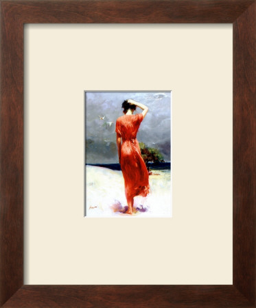 Beachside Stroll by Daeni Pino Pricing Limited Edition Print image