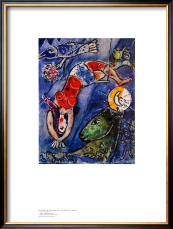 Blue Circus by Marc Chagall Pricing Limited Edition Print image