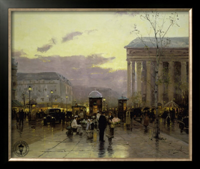 Rainy Dusk, Paris (Robert Gerrard) by Thomas Kinkade Pricing Limited Edition Print image