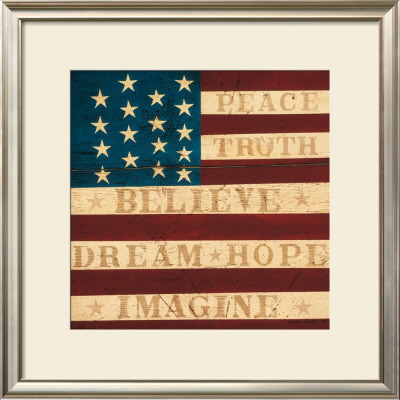 Inspired Colonial Flag by Warren Kimble Pricing Limited Edition Print image