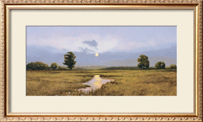 Evening On A Marsh by Peter Sculthorpe Pricing Limited Edition Print image