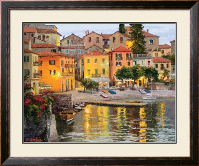Dusk Reflections, Lake Como by Erin Dertner Pricing Limited Edition Print image