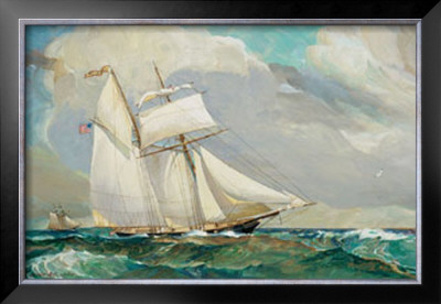 Freedom Schooner Amistad by James Mitchell Pricing Limited Edition Print image