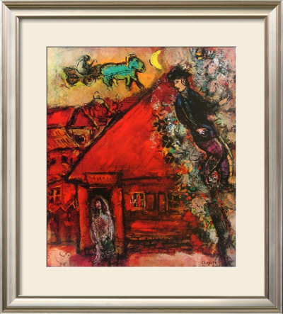 The Red House by Marc Chagall Pricing Limited Edition Print image