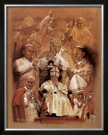Pope John Paul Ii by Stephen Doig Pricing Limited Edition Print image