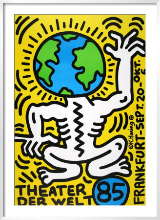 Theater Der Welt - Haring Vert by Keith Haring Pricing Limited Edition Print image