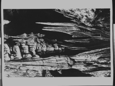 Formations ... Beyond Temple Of The Sun, Stalactites And Stalagmites In Carlsbad Caverns by Ansel Adams Pricing Limited Edition Print image