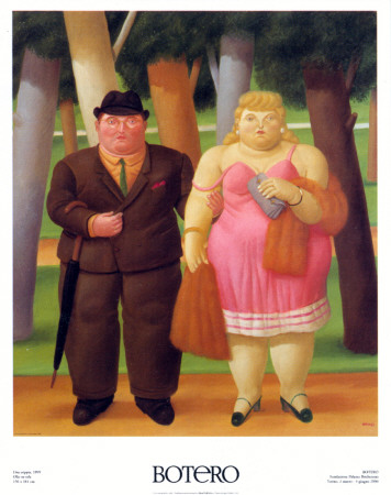 Una Coppia, 1999 by Fernando Botero Pricing Limited Edition Print image