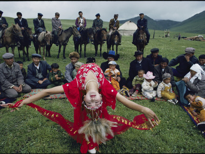 A Dancer Performs At A Circumcision Ceremony by Reza Pricing Limited Edition Print image