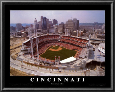 Cincinnati, Ohio - Baseball by Mike Smith Pricing Limited Edition Print image