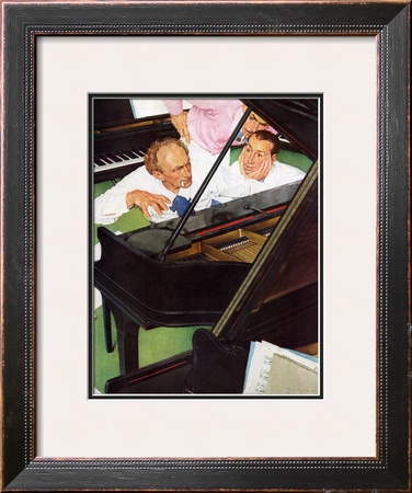 Jeff Raleigh's Piano Solo, May 27,1939 by Norman Rockwell Pricing Limited Edition Print image