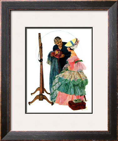 Dressmaker, January 31,1931 by Norman Rockwell Pricing Limited Edition Print image