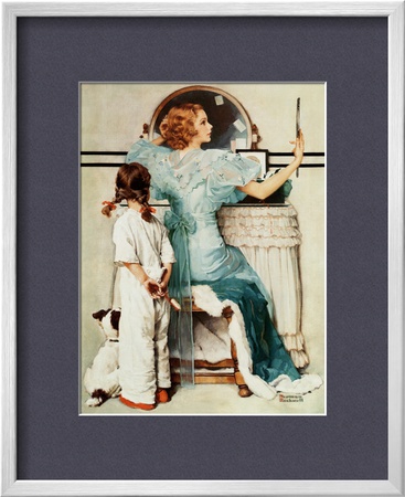 Going Out, October 21,1933 by Norman Rockwell Pricing Limited Edition Print image