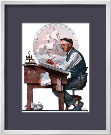 Escape To Adventure, June 7,1924 by Norman Rockwell Pricing Limited Edition Print image
