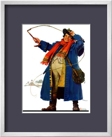 Coachman With Whip, December 7,1929 by Norman Rockwell Pricing Limited Edition Print image