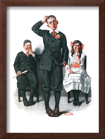 Recitation, June 14,1919 by Norman Rockwell Pricing Limited Edition Print image