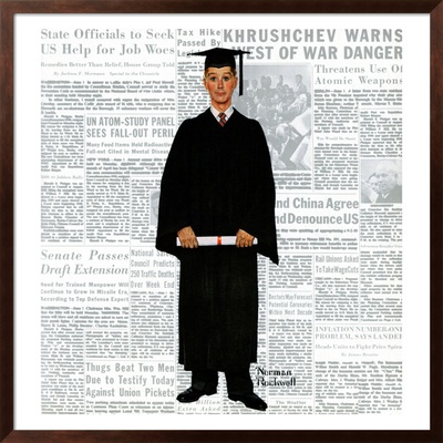 Graduate, June 6,1959 by Norman Rockwell Pricing Limited Edition Print image