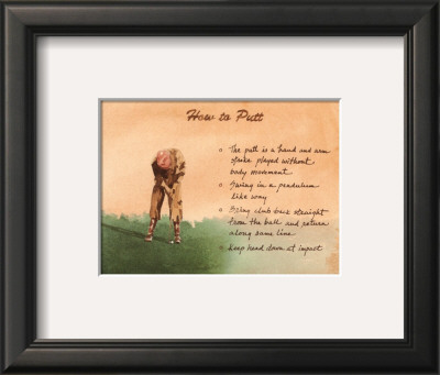 How To Putt by David Nichols Pricing Limited Edition Print image