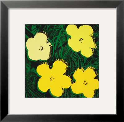 Flowers, C.1970 (4 Yellow) by Andy Warhol Pricing Limited Edition Print image