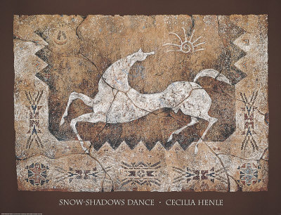 Snow-Shadows Dance by Cecilia Henle Pricing Limited Edition Print image