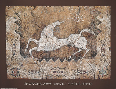 Snow-Shadows Dance by Cecilia Henle Pricing Limited Edition Print image