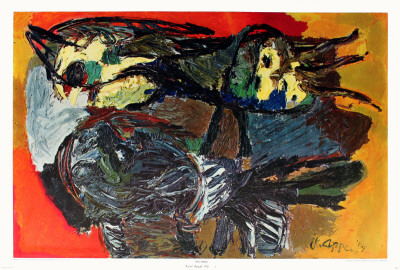 Two Birds by Karel Appel Pricing Limited Edition Print image