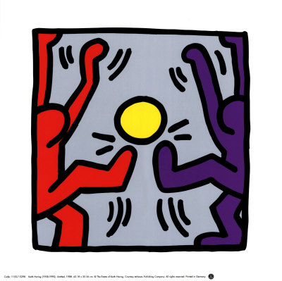 Untitled,1988 by Keith Haring Pricing Limited Edition Print image