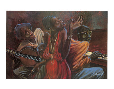 She Sang The Blues by John Holyfield Pricing Limited Edition Print image