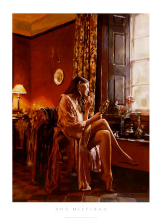 Femme Avec Miroir by Rob Hefferan Pricing Limited Edition Print image