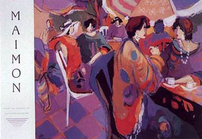Cafe Rose by Isaac Maimon Pricing Limited Edition Print image