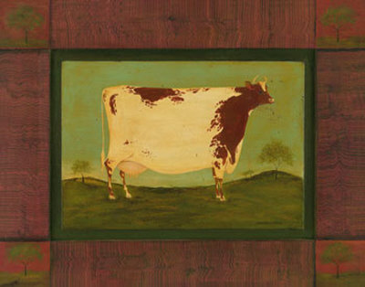 Red Cow by Warren Kimble Pricing Limited Edition Print image