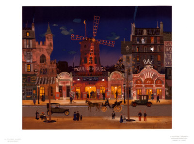 Sortie Du Moulin Rouge by Michel Delacroix Pricing Limited Edition Print image