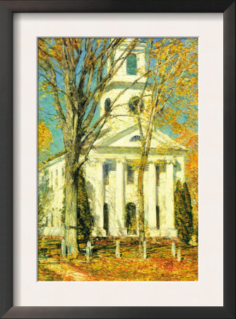 Church At Old Lyme, Connecticut by Childe Hassam Pricing Limited Edition Print image