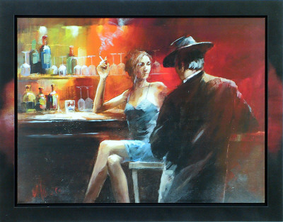Evening In The Bar Ii by Willem Haenraets Pricing Limited Edition Print image