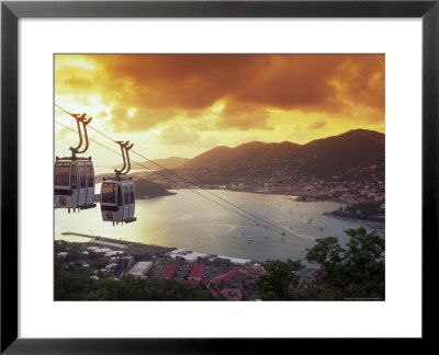Overview Of Town And Harbor, Charlotte Amalie, St. Thomas, Caribbean by Robin Hill Pricing Limited Edition Print image