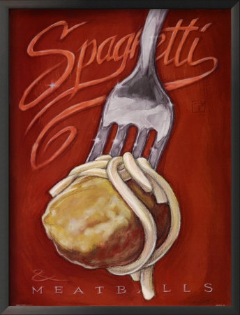 Spaghetti & Meatballs by Darrin Hoover Pricing Limited Edition Print image