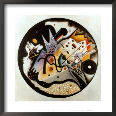 In The Black Circle, 1923 (Dans Le Cercle Noir) by Wassily Kandinsky Pricing Limited Edition Print image