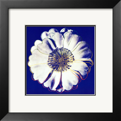 Flower For Tacoma Dome, C. 1982 (Blue & White) by Andy Warhol Pricing Limited Edition Print image