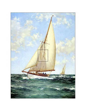 Stretch To Seaward by Montague Dawson Pricing Limited Edition Print image